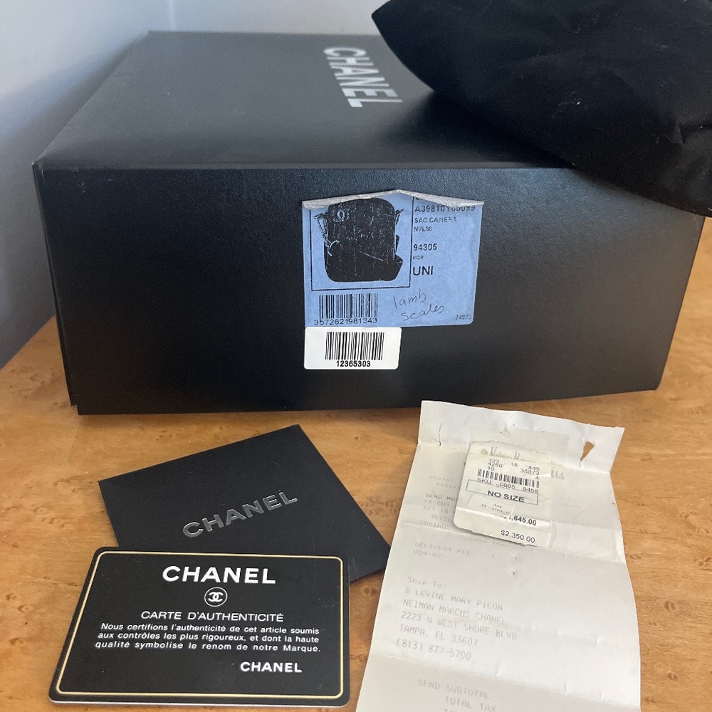 Authentic Chanel Camera Bag Giraffe Pattern Purse - image 6